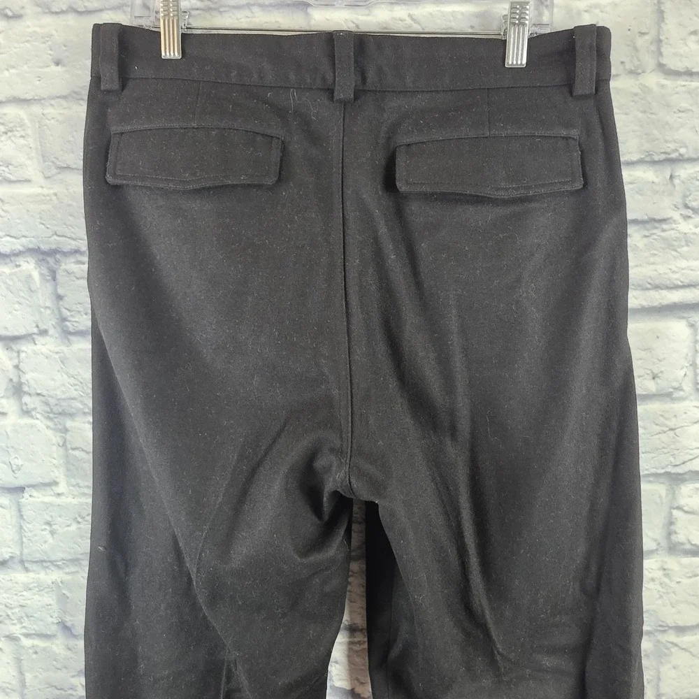 Banana Republic Men Black Wool Blend Dress Pants Trousers Pockets Size 33X29‎